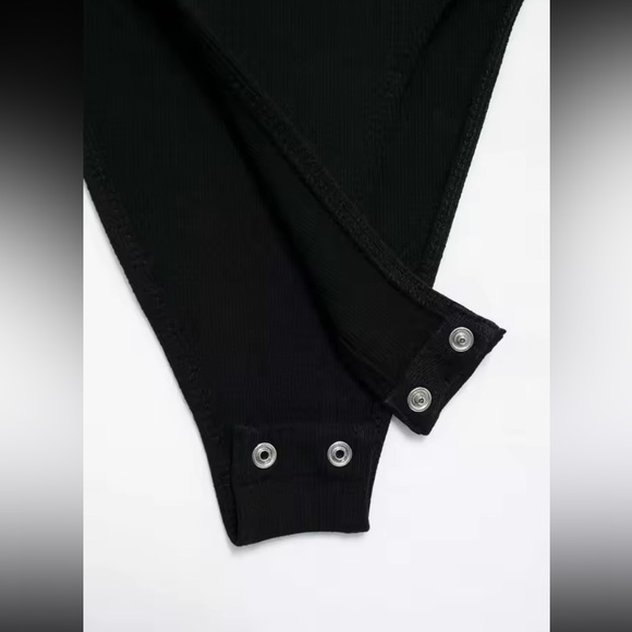 NWT - Bodysuit Tank Top Black - Picture 2 of 5